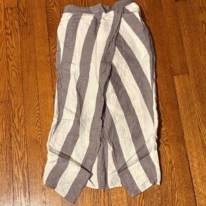 Madewell Striped Overlay Skirt